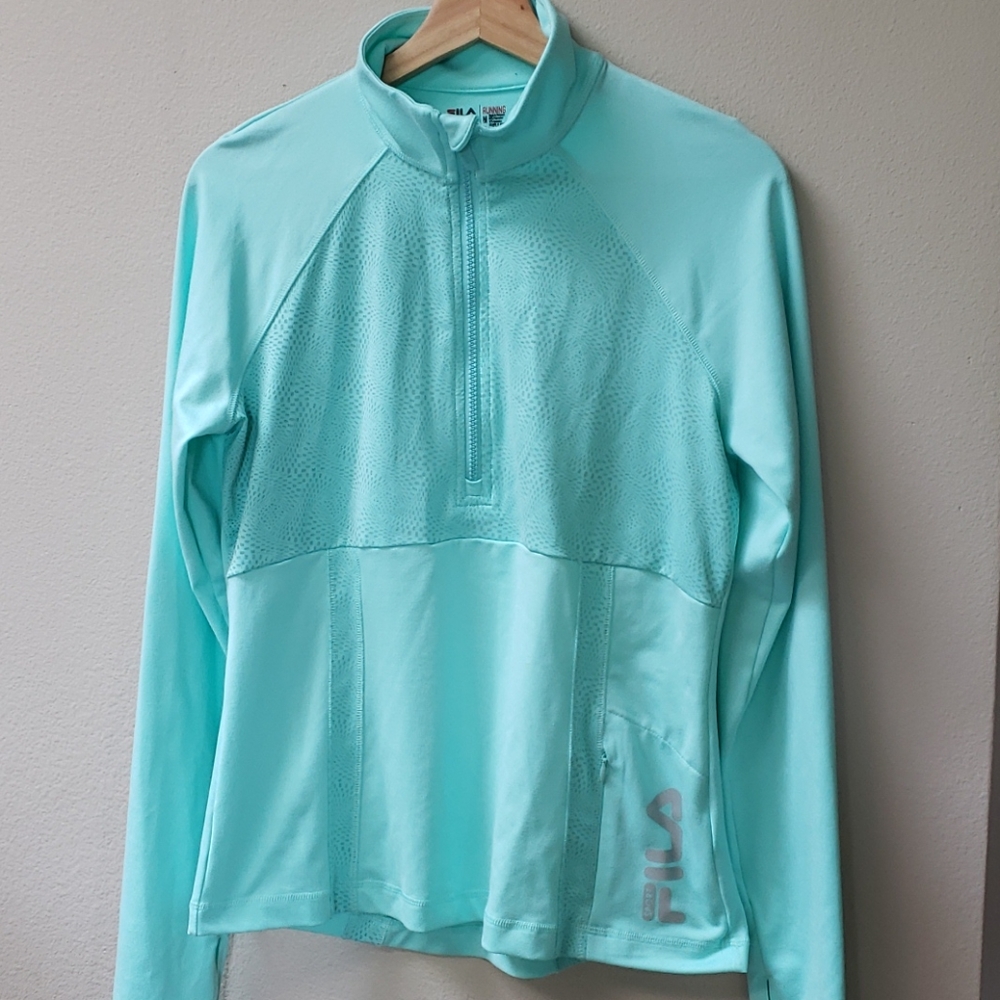 Long-sleeved Fila running/casual top